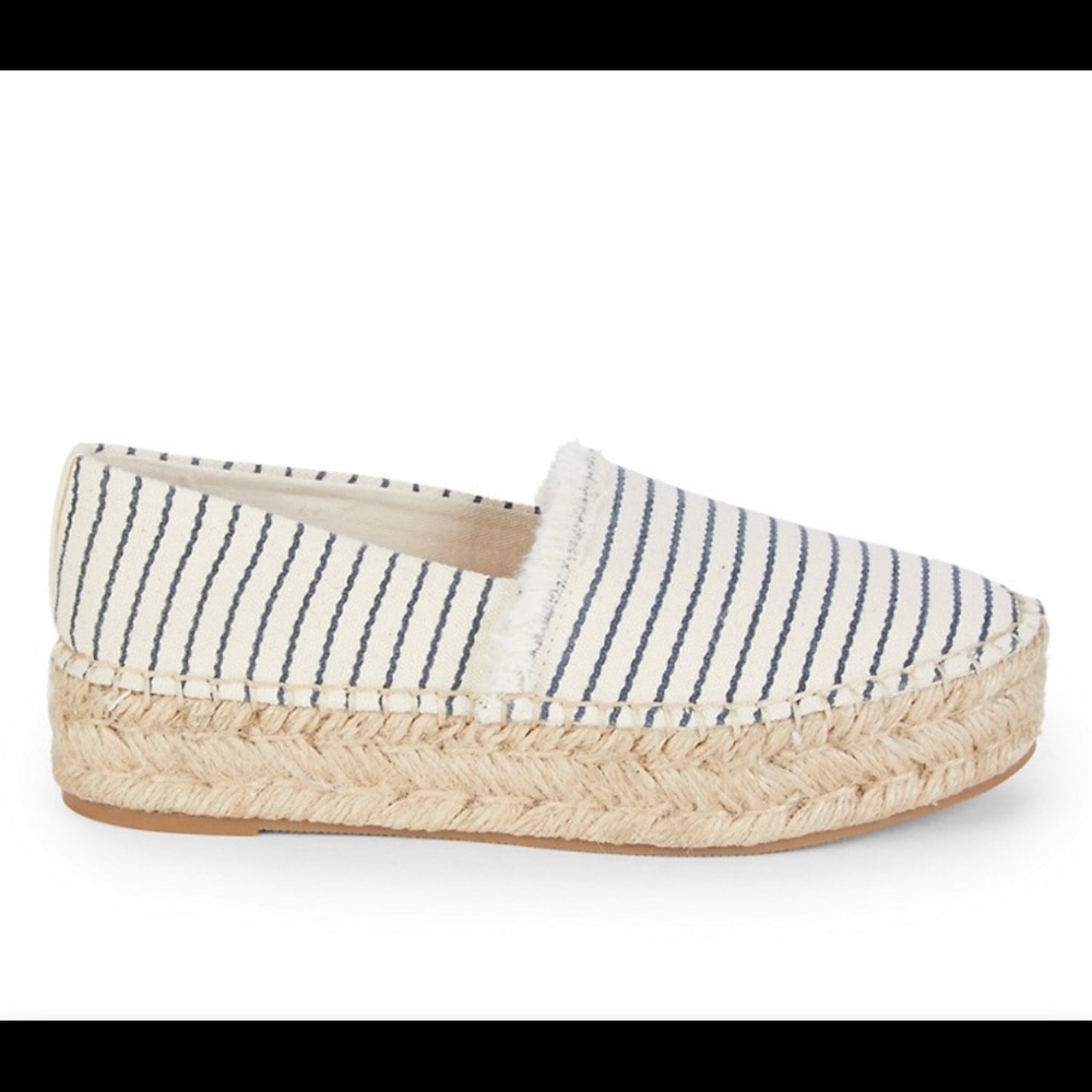 NWT NIB New! Splendid Lilly Striped Espadrille flats - Picture 1 of 5